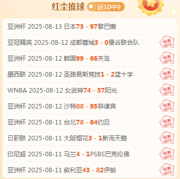 红尘精选胜负+总分：火花状态能否主场取胜？ 